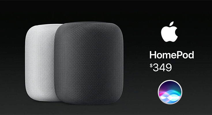 速報】アップルがSiri搭載のスマートスピーカー「HomePod」(ホーム ...