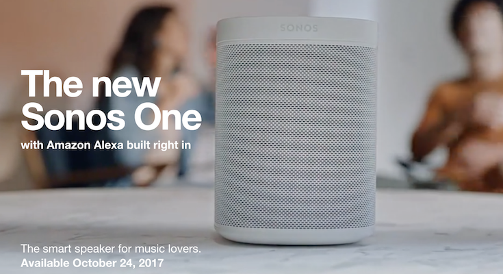 industri Glat travl SONOSからAmazon Alexa搭載スマートスピーカー「Sonos One」登場！ - ロボスタ