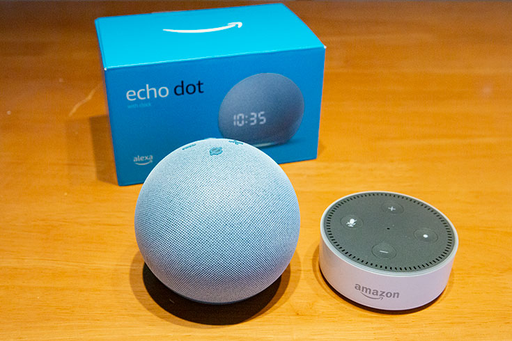 Echo Dot Alexa 第4世代時計付きスマートスピーカー - スピーカー