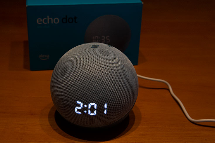 Echo Dot (エコードット) 第4世代 時計付きスマートスピーカー