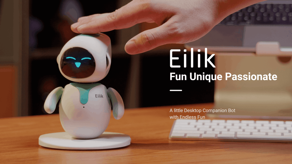 卓上型ロボット「Eilik」が Kickstarterに登場 4つの感情を持つ