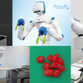 アールティ「AIとロボットを繋いで課題解決」をテーマに「FOOMA JAPAN 2023」に出展　冷凍フライ投入や惣菜盛付けも