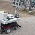 3Dスキャナー搭載の自動走行ロボットが公園内を巡回し、リアルタイムに放置自転車を通知する警備業務を『ARX』で実施　パーソル