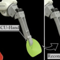オムロン　粉末をすくい取れる「ソフトコニカルユニバーサルロボットハンド」をICRA 2025で発表　エンドエフェクタの新形態