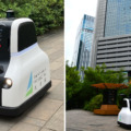 「赤坂インターシティAIR」でセコムの警備ロボットが夜間の巡回を開始　公道での夜間巡回警備は日本初